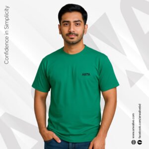 ARWA Classic Half Sleeve T-Shirt – Green