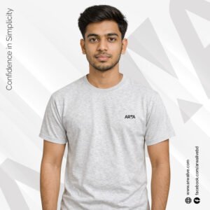 ARWA Classic Half Sleeve T-Shirt – Gray