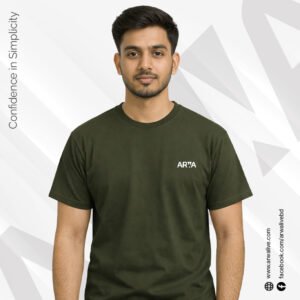 ARWA Classic Half Sleeve T-Shirt – Olive